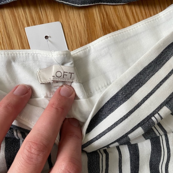 Loft Stripped Skirt- NWT - Picture 3 of 5